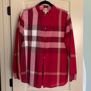 Burberry plaid shirt